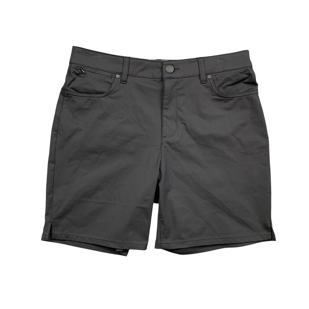 Tommy Bahama Shorts Womens 10 Black Kira Cay Golf Bermuda Islandzone Performance